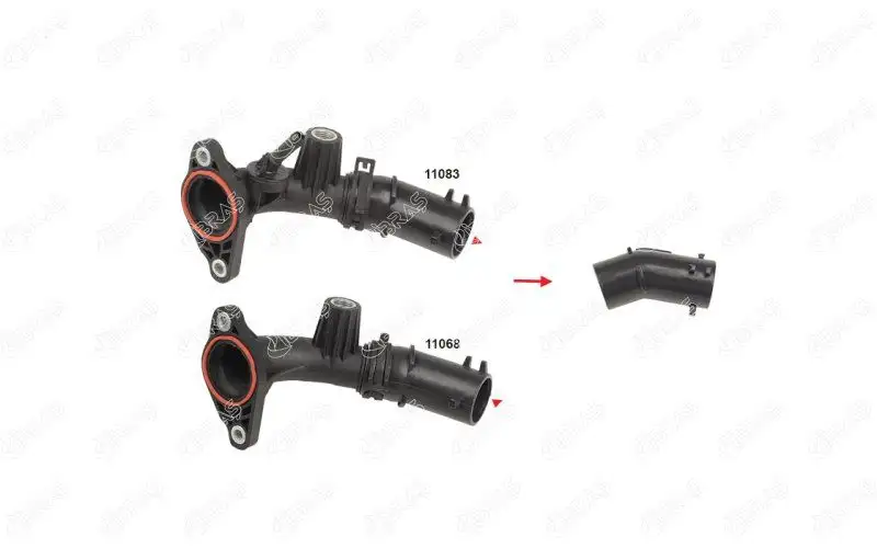 İBRAŞ 11082 EGR Borusu resmi