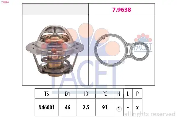 FACET 7.8524 Termostat resmi