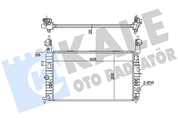 KALE 342065 Radyatör resmi