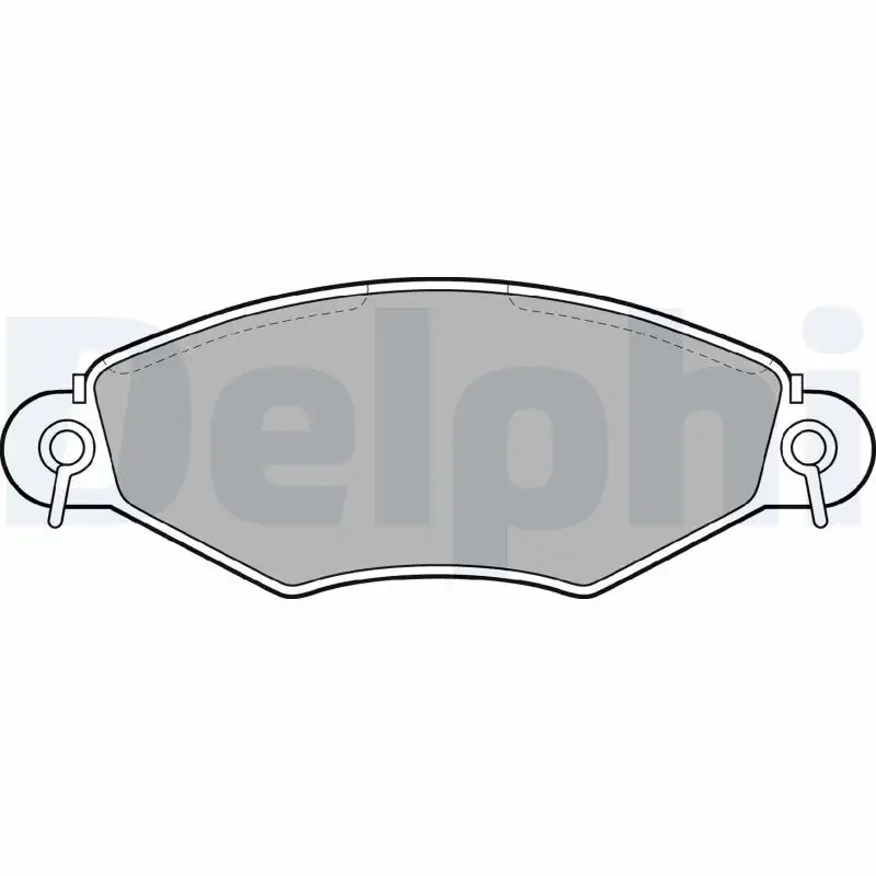 DELPHI LP1617 Ön Fren Balatası 425204 resmi