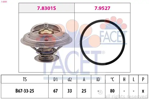 FACET 7.8301 Termostat resmi
