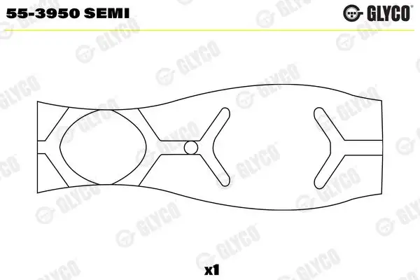 GLYCO 55-3950-SEMI Piston Kol Burcu resmi