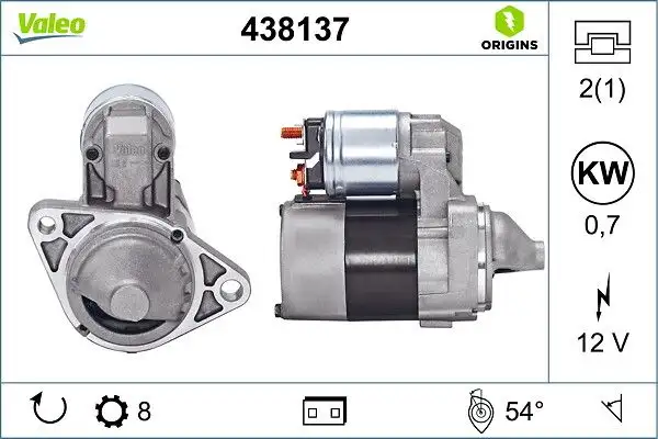 VALEO 438137 Marş Motoru resmi