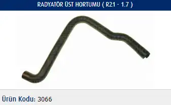 MASTER M3066 Radyatör Üst Hortumu 7700795414 resmi