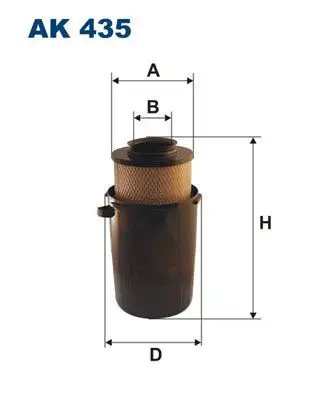 FILTRON AK435 Hava Filtresi A0030945104 resmi