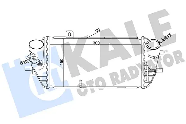 KALE 344950 Turbo Radyatörü 282712A740 resmi