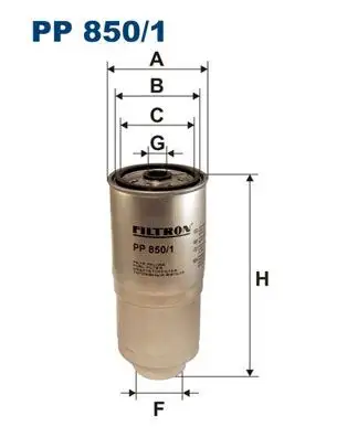 FILTRON PP850/1 Yakıt Filtresi 046127435A resmi