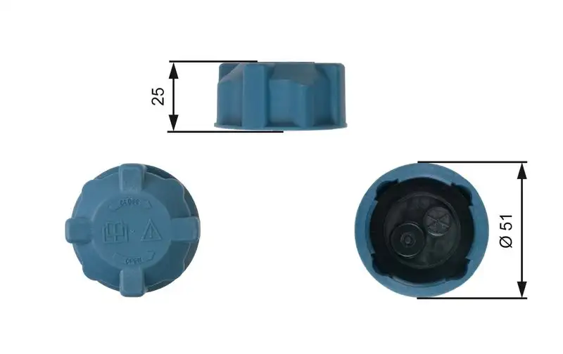 GATES RC220 Yedek Su Depo Kapağı resmi