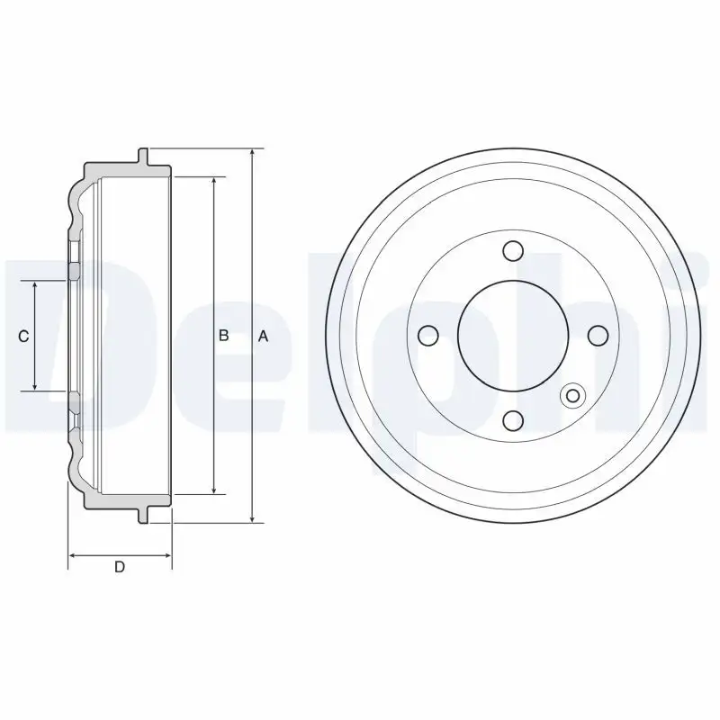 DELPHI BF638 Fren Kampanası 9821572480 resmi