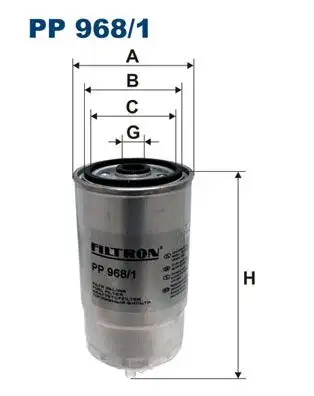FILTRON PP968/1 Yakıt Filtresi resmi