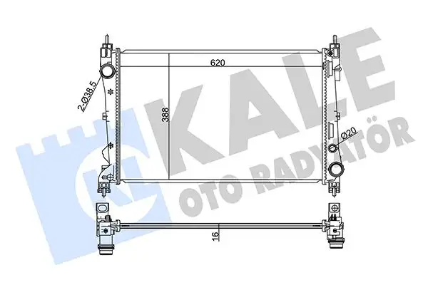 KALE 347325 Radyatör resmi