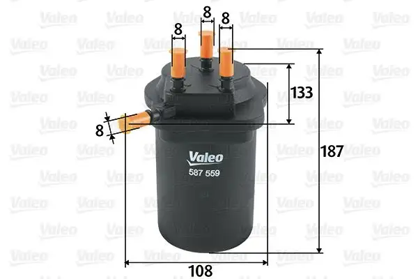 VALEO 587559 Yakıt Filtresi 8671019207 resmi