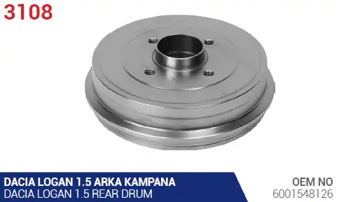 AYK 3108 Fren Kampanası 6001548126 resmi