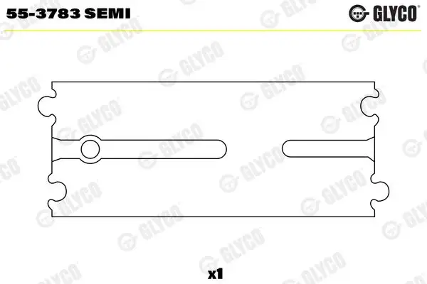 GLYCO 55-3783-SEMI Piston Kol Burcu resmi