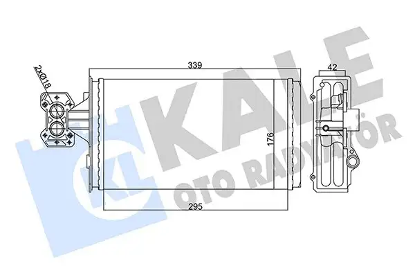 KALE 355275 Kalorifer Radyatörü 98418409 resmi