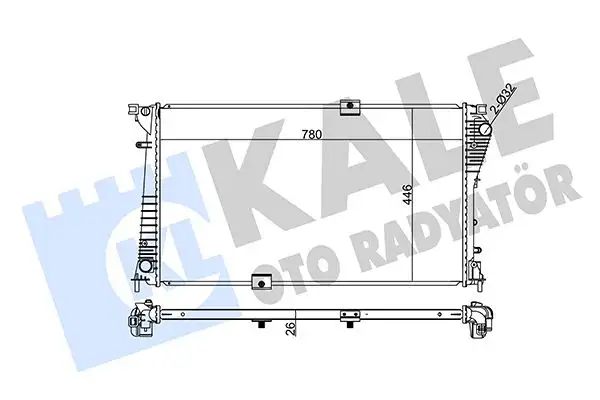 KALE 351040 Radyatör resmi