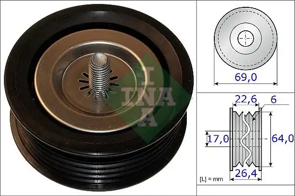 INA 532067110 Alternatör Gergi Rulmanı A11927HG00B resmi
