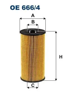 FILTRON OE666/4 Yağ Filtresi resmi