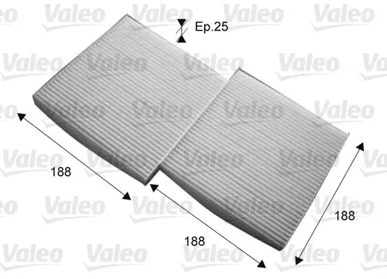 VALEO 715714 Polen Filtresi resmi