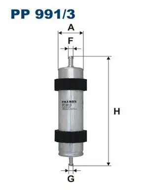 FILTRON PP991/3 Yakıt Filtresi 8W0127399A resmi