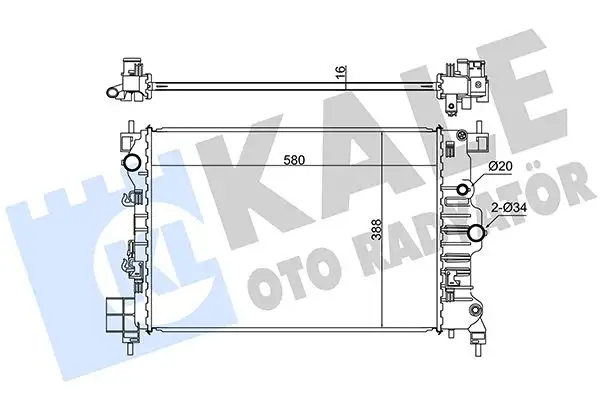 KALE 346085 Radyatör resmi