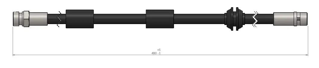 CAVO C900415A Ön Fren Hortumu 7M3611701 resmi