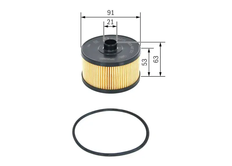 BOSCH F026407231 Yağ Filtresi resmi