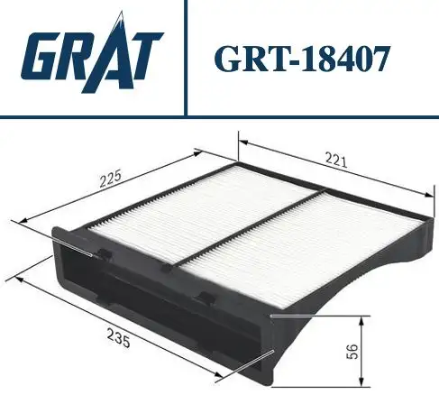 GRAT 18407 Polen Filtresi 72880FG0009P resmi