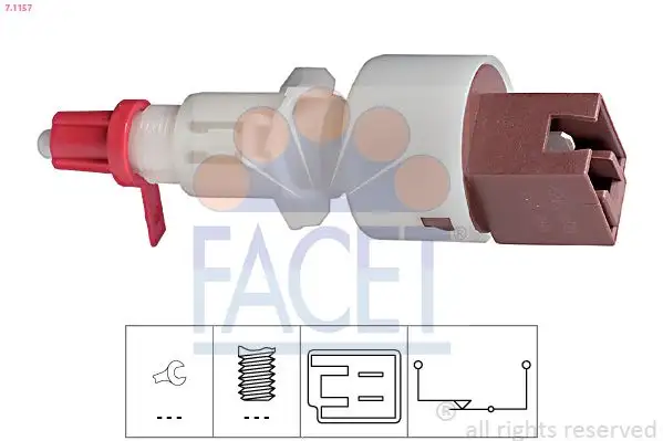 FACET 7.1157 Debriyaj Pedal Müşiri 500365771 resmi