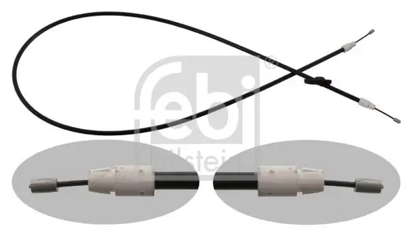 FEBI 34906 El Fren Halatı (Ön) A2044201485 resmi