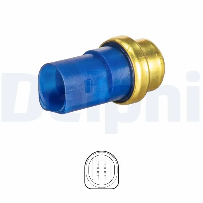 DELPHI TS10480 Fan Müşiri 8D0959481B resmi