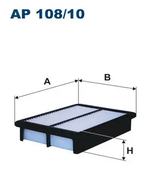 FILTRON AP108/10 Hava Filtresi 281134H000 resmi