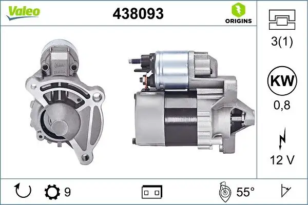 VALEO 438093 Marş Motoru resmi