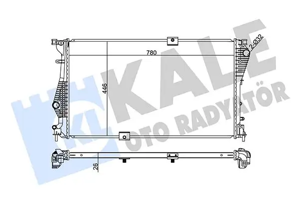 KALE 347250 Radyatör resmi