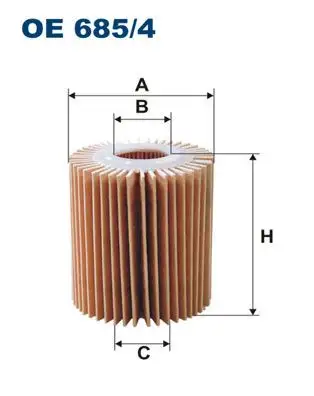 FILTRON OE685/4 Yağ Filtresi 0415231080 resmi