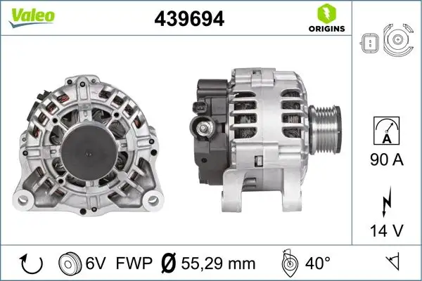 VALEO 439694 Şarj Dinamosu resmi