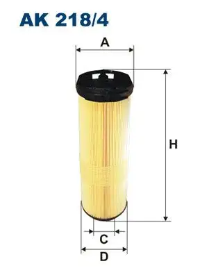FILTRON AK218/4 Hava Filtresi A6460940004 resmi