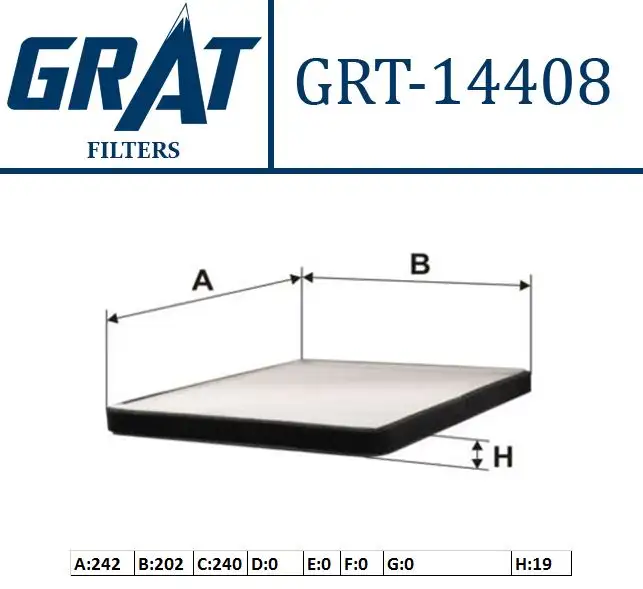 GRAT 14408 Polen Filtresi 4705463 resmi