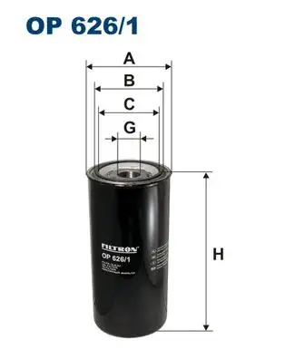 FILTRON OP626/1 Yağ Filtresi 267714 resmi