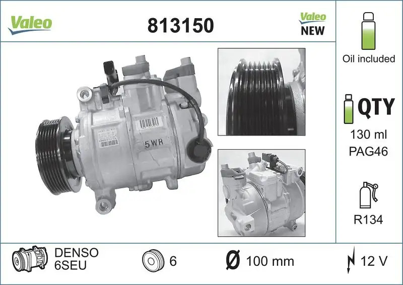 VALEO 813150 Klima Kompresörü resmi