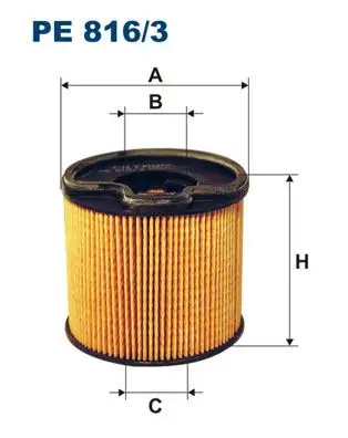 FILTRON PE816/3 Yakıt Filtresi resmi
