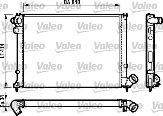 VALEO 731382 Radyatör resmi
