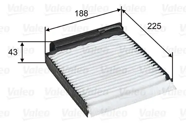 VALEO 698753 Polen Filtresi resmi