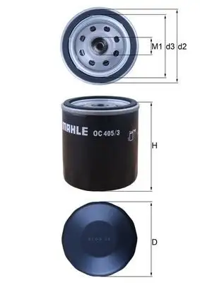 MAHLE OC405/3 Yağ Filtresi resmi