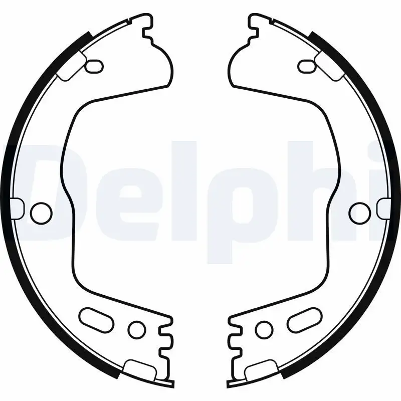 DELPHI LS2155 El Fren Balatası 58305J5A05 resmi
