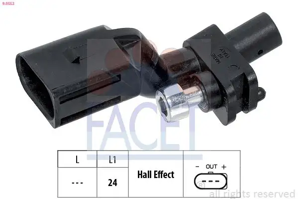 FACET 9.0552 Krank Sensörü 131832 resmi