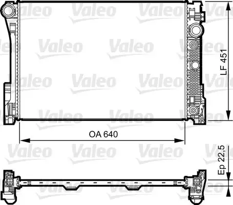 VALEO 735285 Radyatör resmi