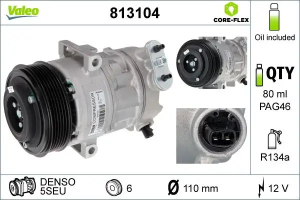 VALEO 813104 Klima Kompresörü resmi