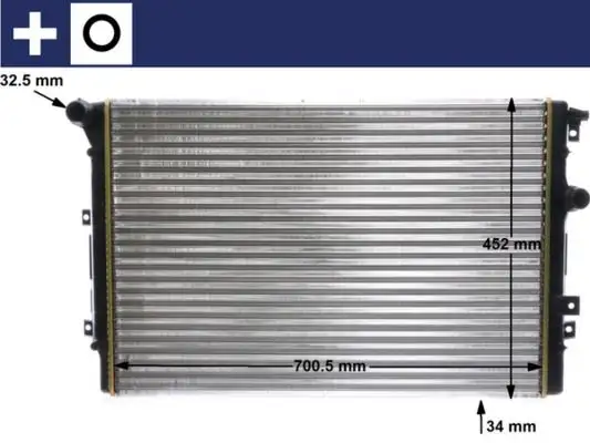 MAHLE CR2032000S Radyatör resmi
