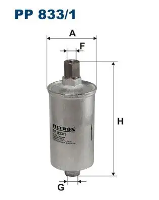 FILTRON PP833/1 Yakıt Filtresi 7758886 resmi